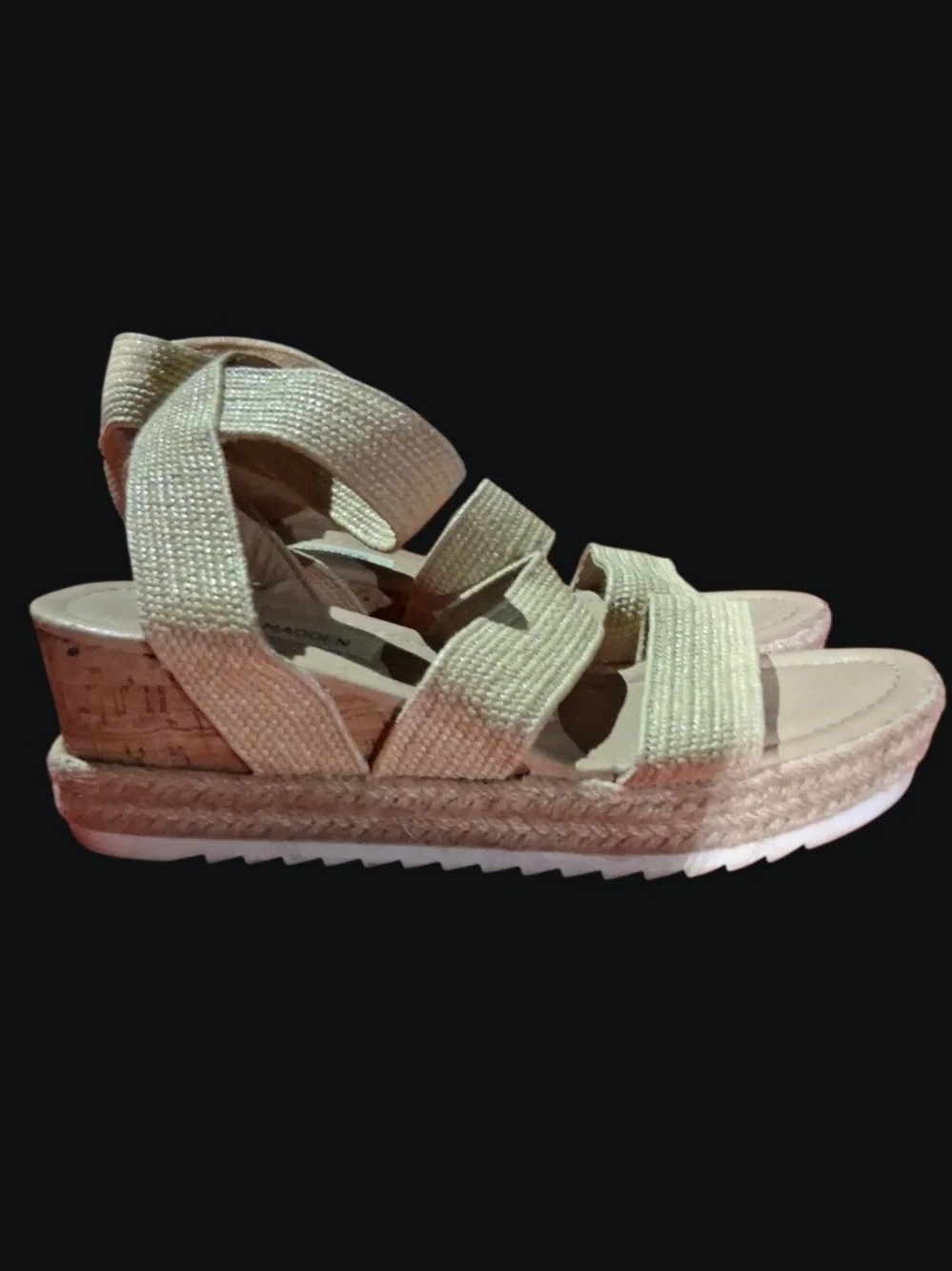 Steve Madden Raffia Wedge Sandals